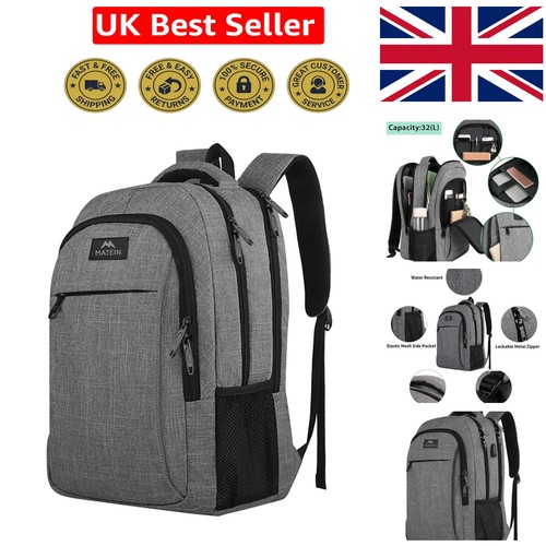 Stylish grey laptop backpack - stylish,