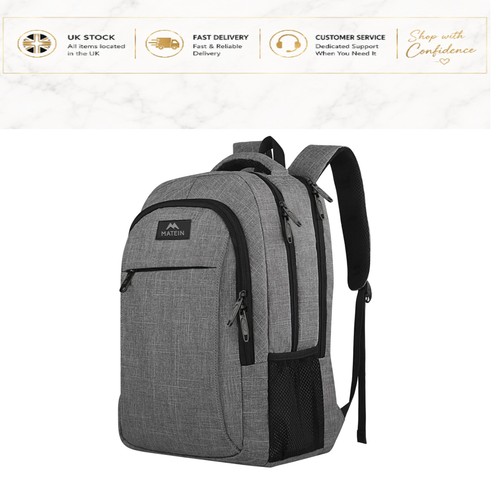 Everyday grey laptop backpack - laptop,
